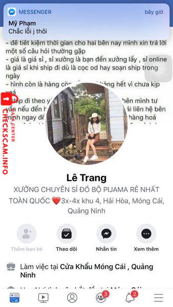 Evidence against Le Thi Trang
