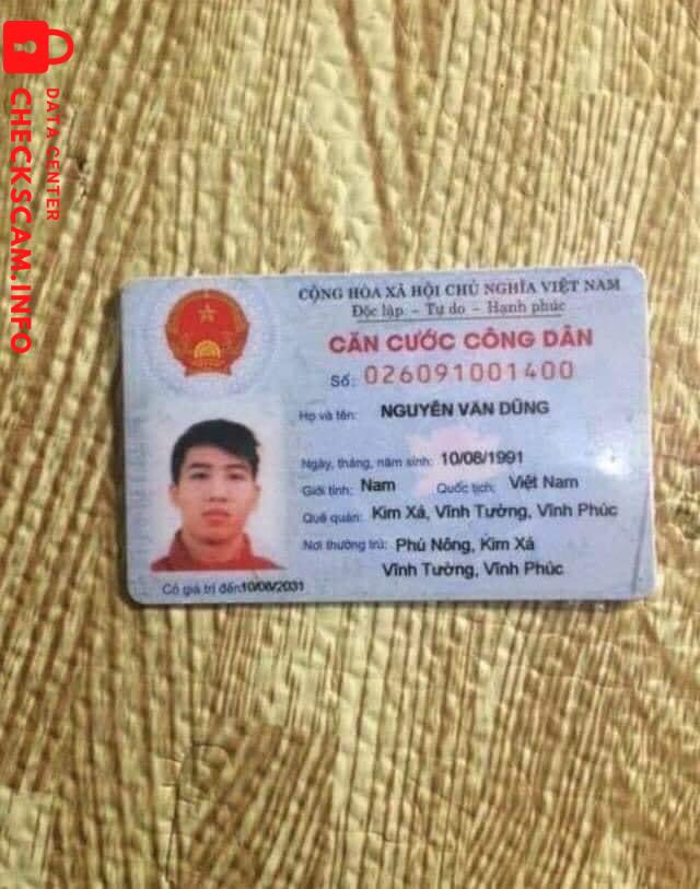 Evidence against Nguyễn Văn Dũng