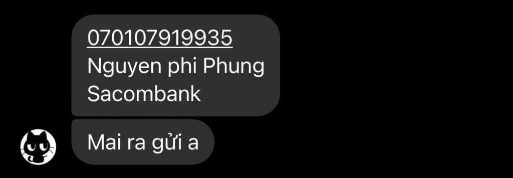 Evidence against Nguyen Phi Phung