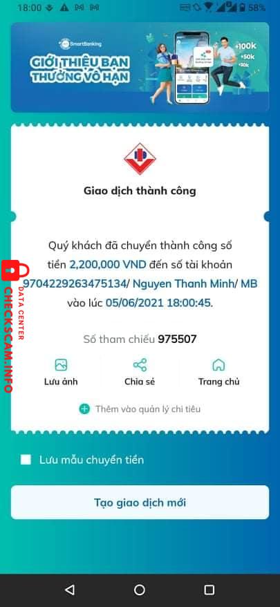 Evidence against Nguyen Thanh Minh