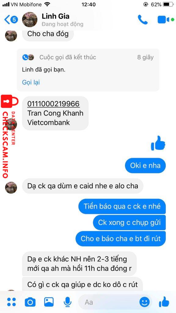 Evidence against Tran Cong Khanh