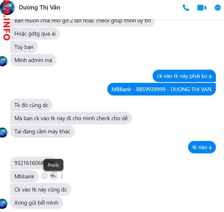 Evidence against Nguyễn Thị Như