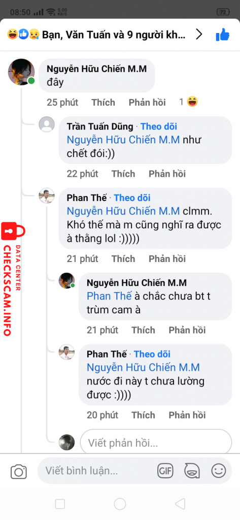 Evidence against Huy