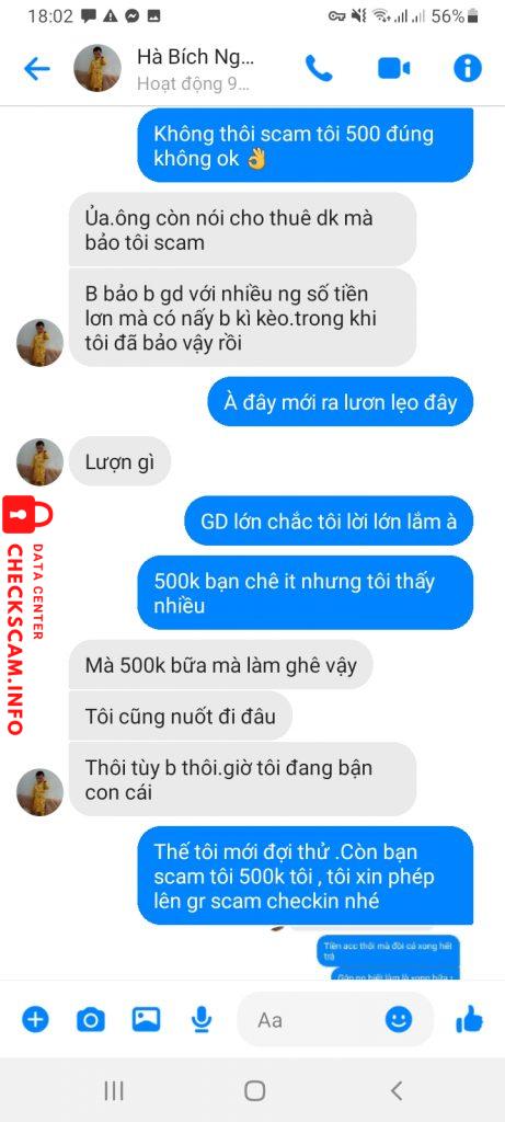 หลักฐานที่เป็นโทษต่อ Ha Thi Bich Nguyet