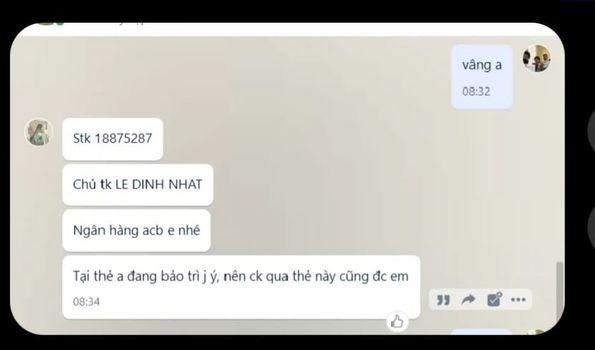 หลักฐานที่เป็นโทษต่อ Le Dinh Nhat