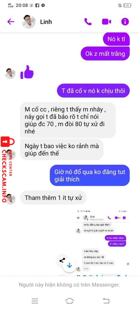 หลักฐานที่เป็นโทษต่อ Trần Phi Linh