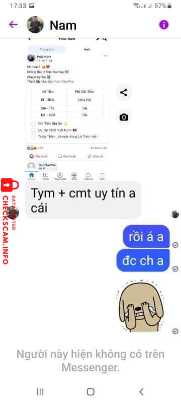 หลักฐานที่เป็นโทษต่อ Hoài Nam