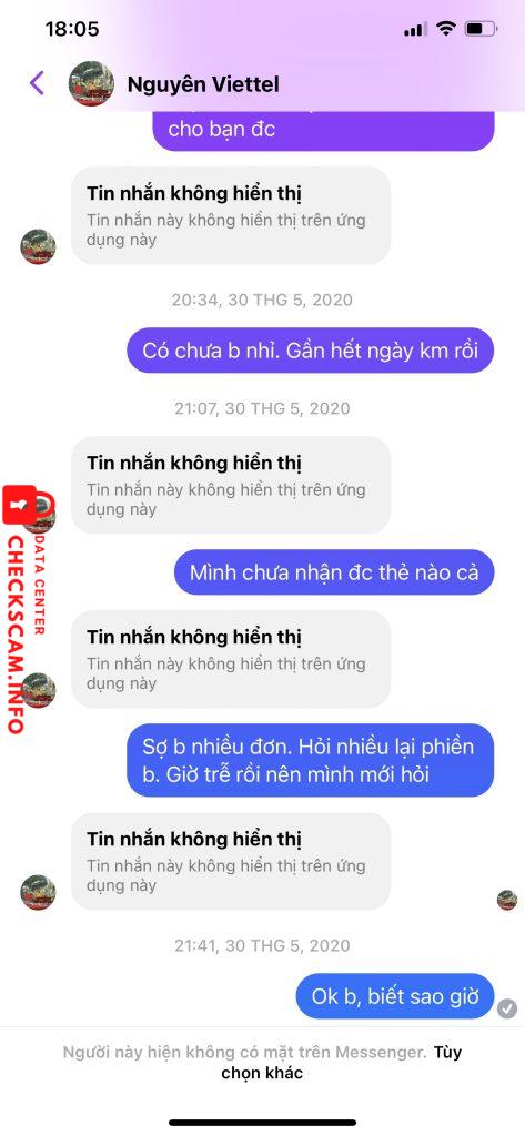 หลักฐานที่เป็นโทษต่อ Trinh Thi Nguyen