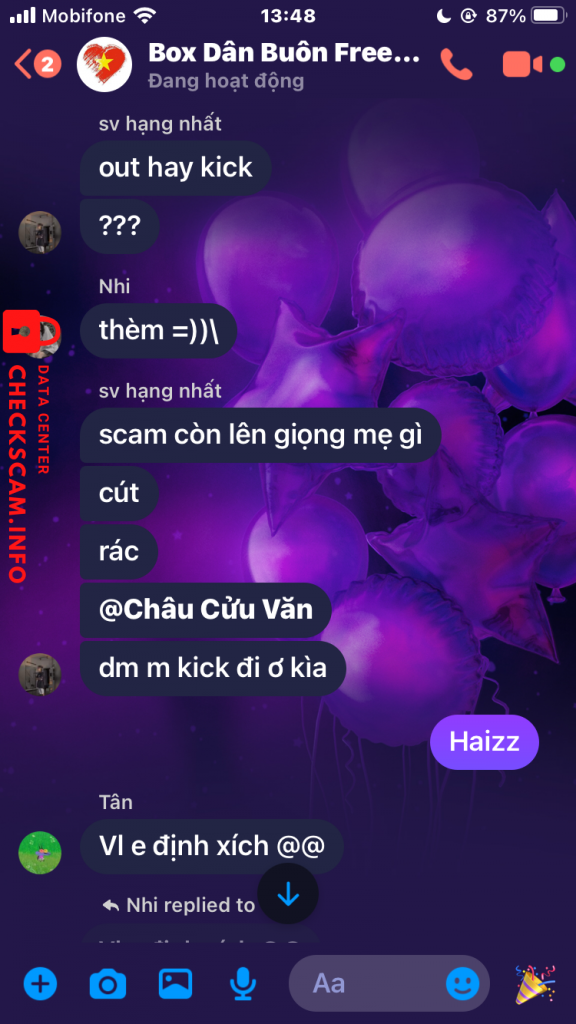 対する証拠 Mẫu Nhi