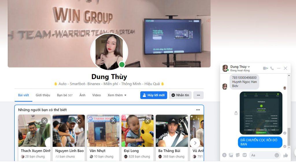 対する証拠 Huỳnh Ngọc Hân