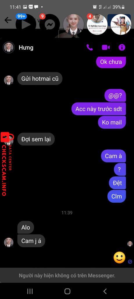 対する証拠 Trieu Quang Huy