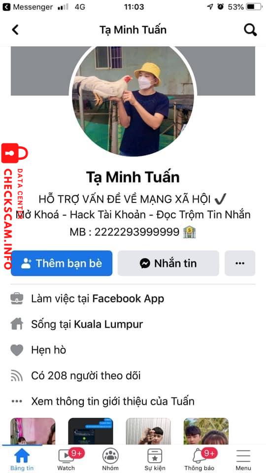 対する証拠 Ta Minh Tuấn