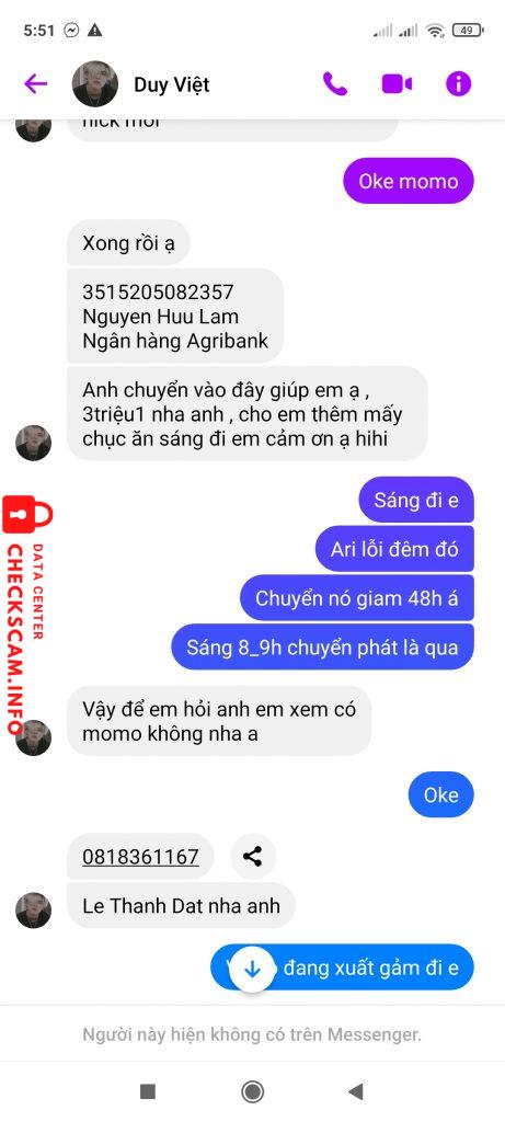 対する証拠 Nguyen Van Lam
