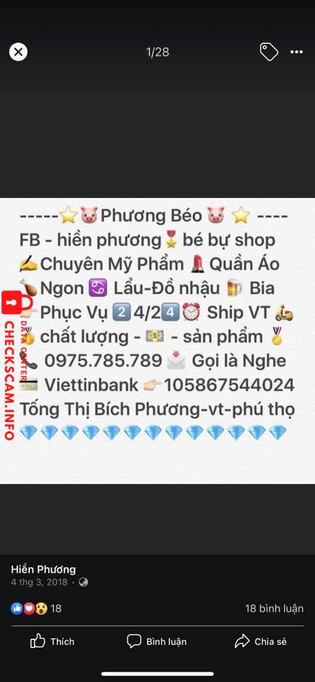 対する証拠 Tống Thị Bích Phương