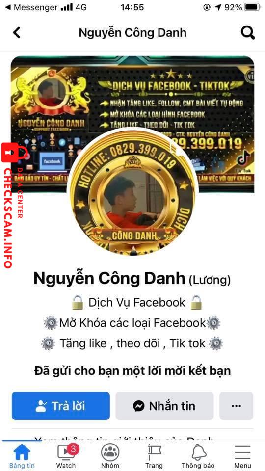 対する証拠 Mai Xuan Luong