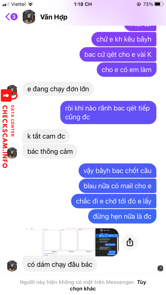 Preuves contre Vong Xuan Phung