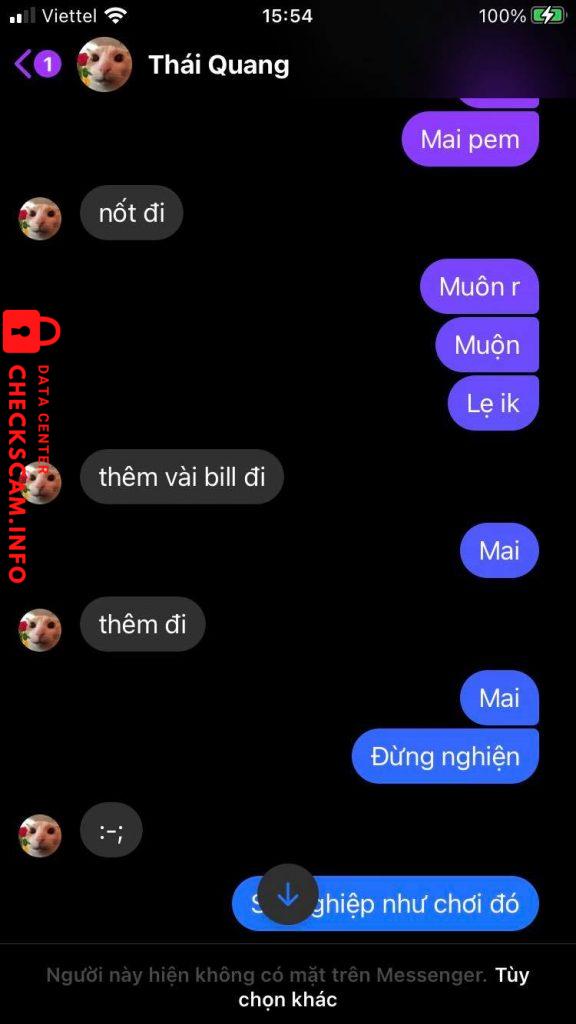 Preuves contre Nguyen Tien Hai Dang