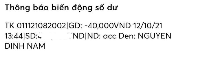 Preuves contre Nguyễn Đình Nam