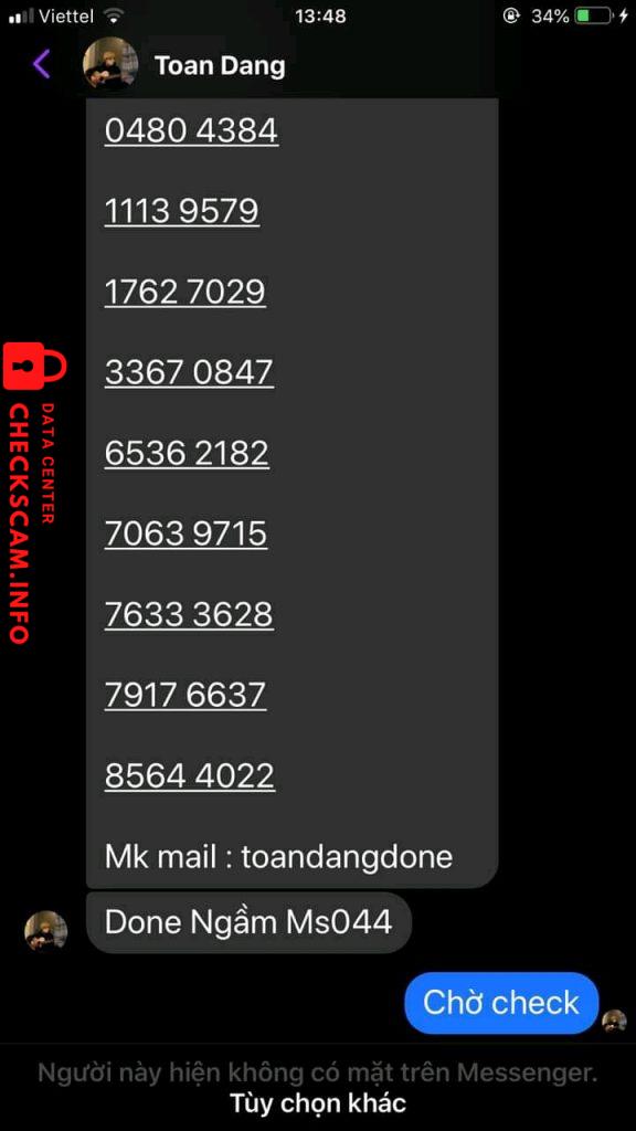 Preuves contre Toan Dang ( Tzow )