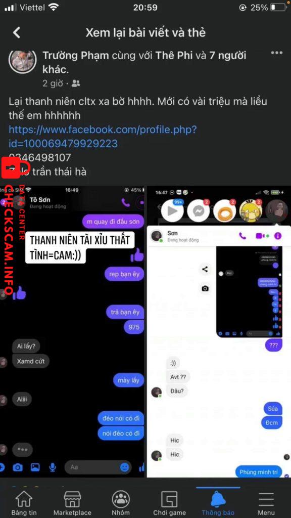 Αποδεικτικά στοιχεία κατά Trần Danh Hoà