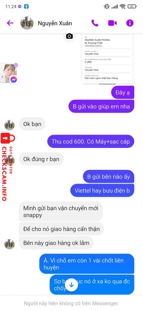 Preuves contre Nguyen Xuan Phong