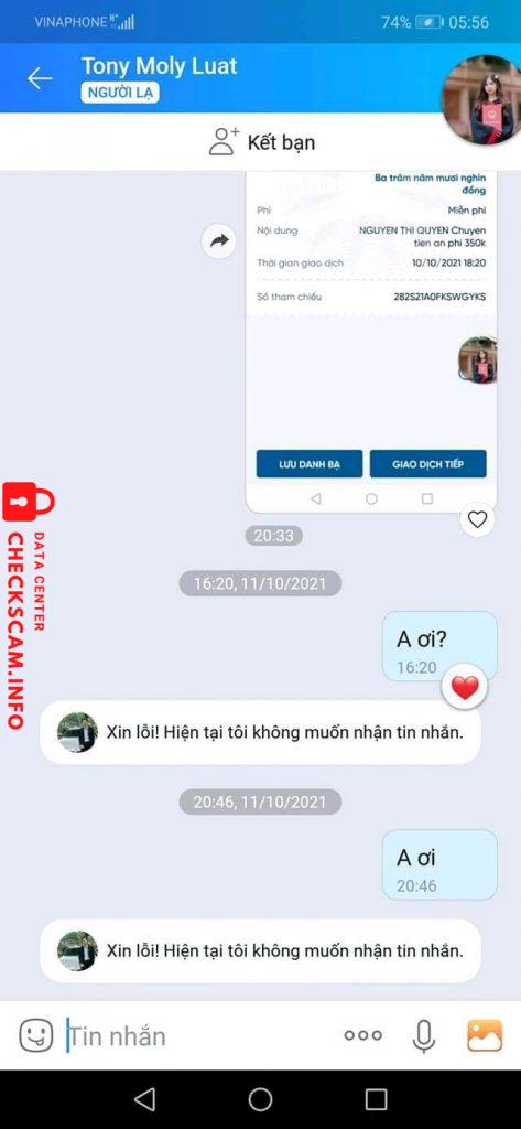 Αποδεικτικά στοιχεία κατά Le Duc Chung