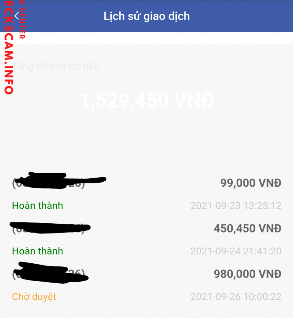Evidence against Tran Thi Hanh