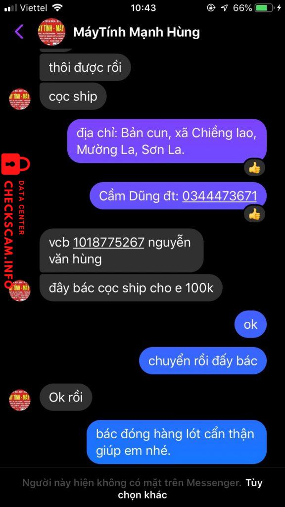 Evidence against Nguyen Van Hung