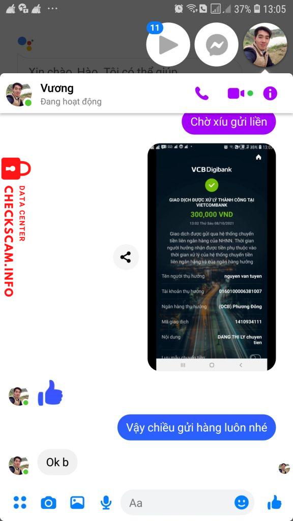 Evidence against Nguyen Van Tuyen