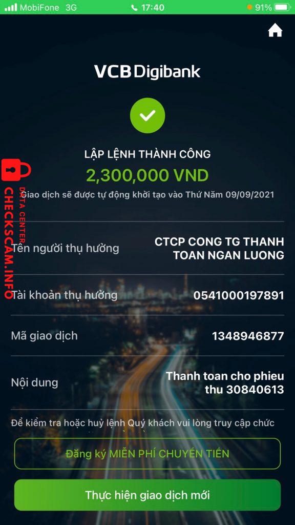 Evidence against Sàn Scope Market