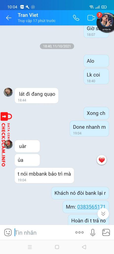 Evidence against Trần Thị Hương Ly