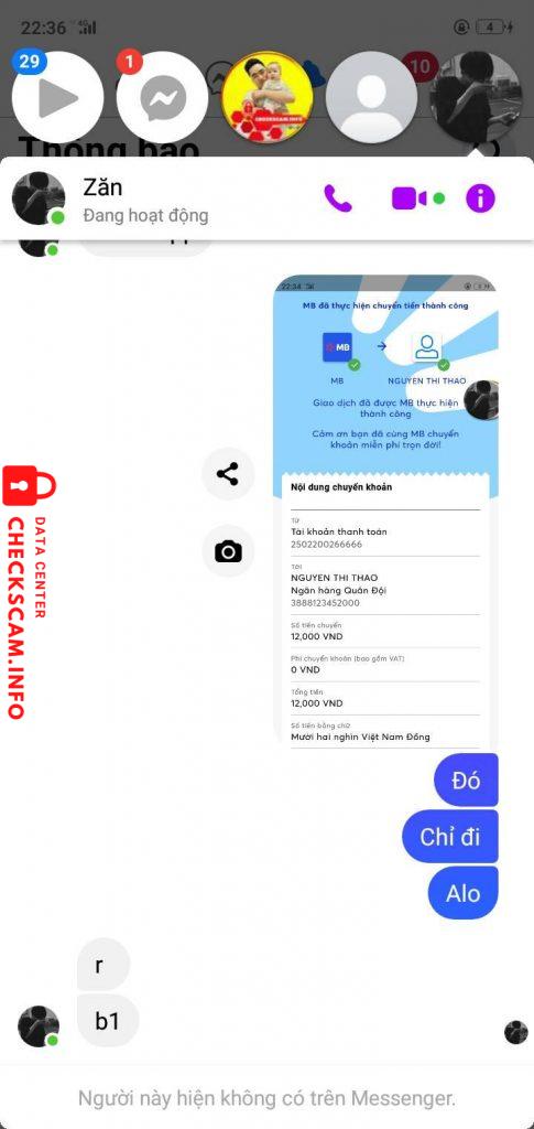 Evidence against Nguyen Thi Thao