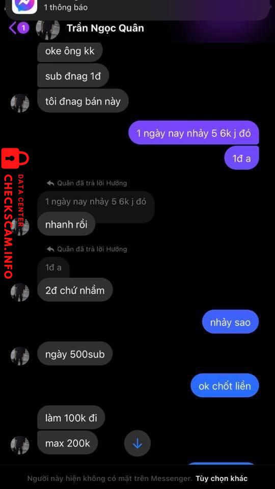 Evidence against Tran Thi My Hao