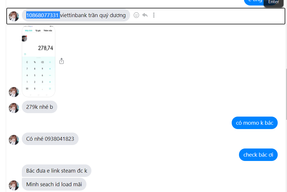 Evidence against Trần Quý Dương