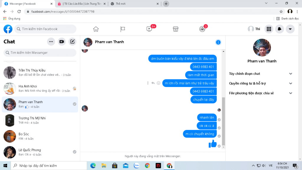 Evidence against Nguyen Quyet Thang