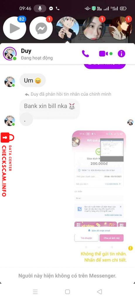 Evidence against Trần Thị Hiên
