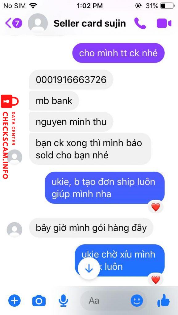 Evidence against Nguyễn Minh Thư