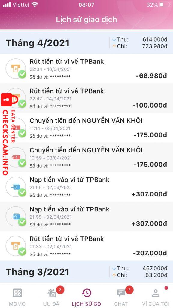 Evidence against Nguyễn Thị Mai