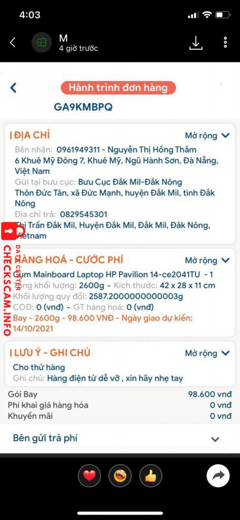Evidence against Tran Cong Phu
