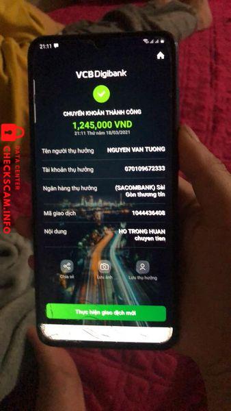 Evidence against Nguyen Van Tuong