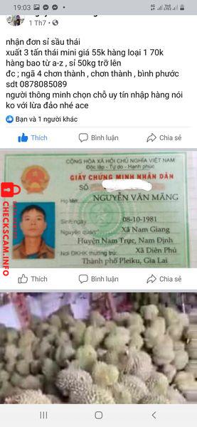 Evidence against Nguyen Van Mang