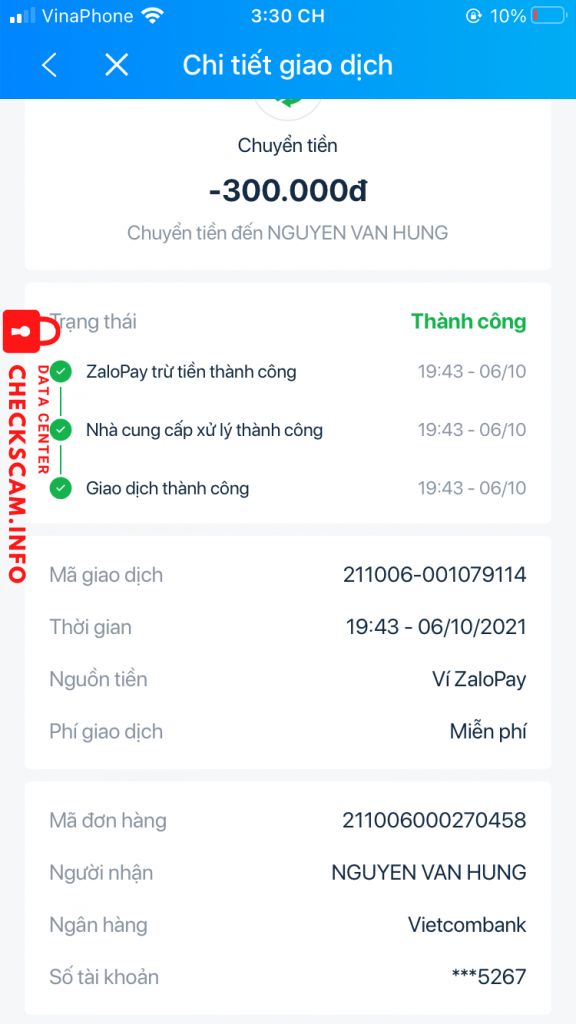 Evidence against Nguyễn Văn Hưng