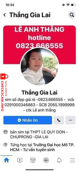 Evidence against Le Anh Thang