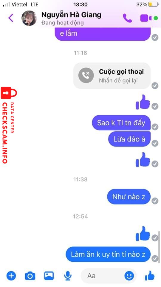 Αποδεικτικά στοιχεία κατά Nguyễn Hà Giang