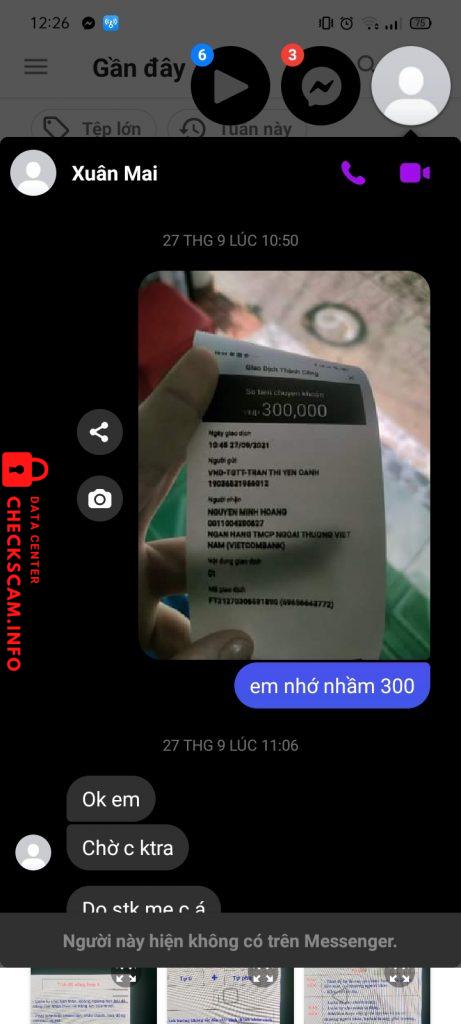 Αποδεικτικά στοιχεία κατά Nguyen Minh Hoang