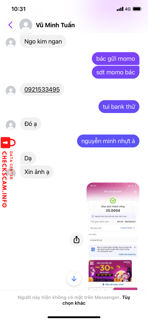 Αποδεικτικά στοιχεία κατά Nguyễn Minh Nhựt