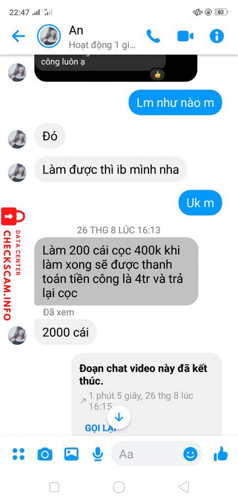 Evidência contra An Nhiên