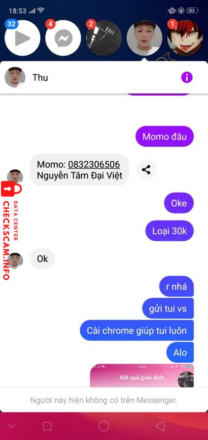 Bukti melawan Nguyễn Tâm Đại Việt