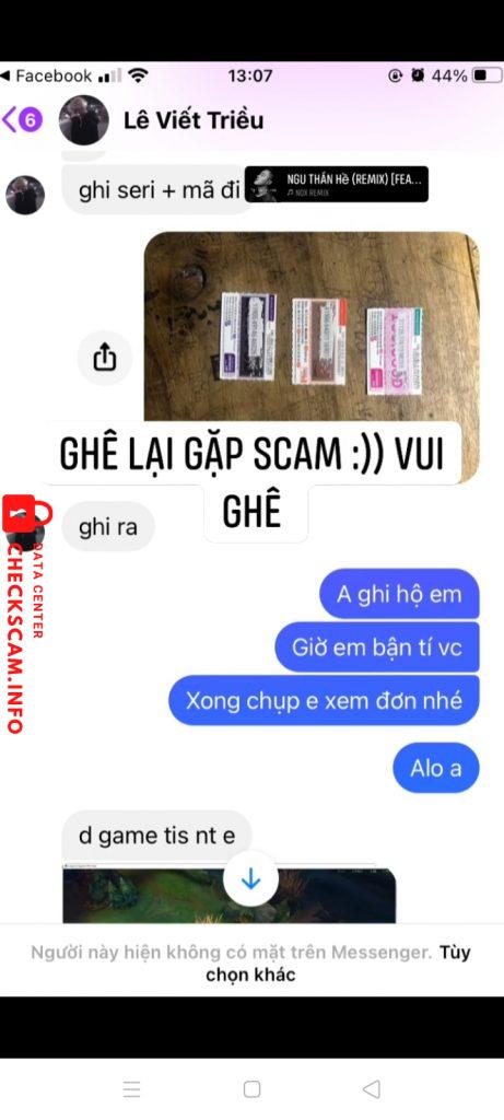 Evidência contra Nguyễn Thúy Hiền