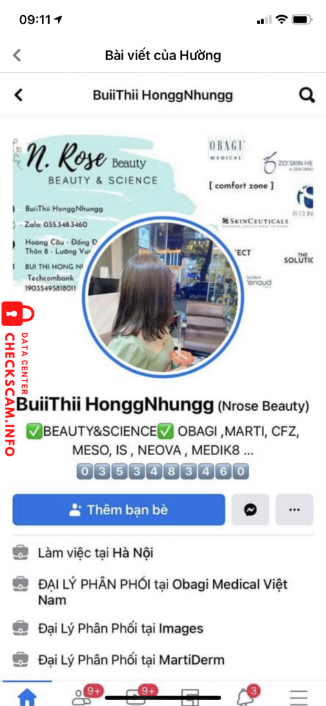 Evidencia contra Bui Thi Hong Nhung